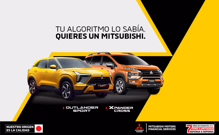 Estrena un Mitsubishi con tasa desde 4.9%(1) o tasa 9.9%(2) + 1 año de Seguro Gratis(3) + 0% Comisión por Apertura(4) solo con Mitsubishi Motors Financial Services.