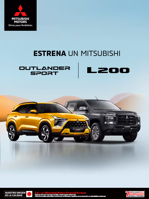 Estrena un Mitsubishi con tasa desde 9.9%(1)  	+ 1 año de Seguro Gratis(2)  	+ 0% Comisión por Apertura(3) solo con Mitsubishi Motors Financial Services