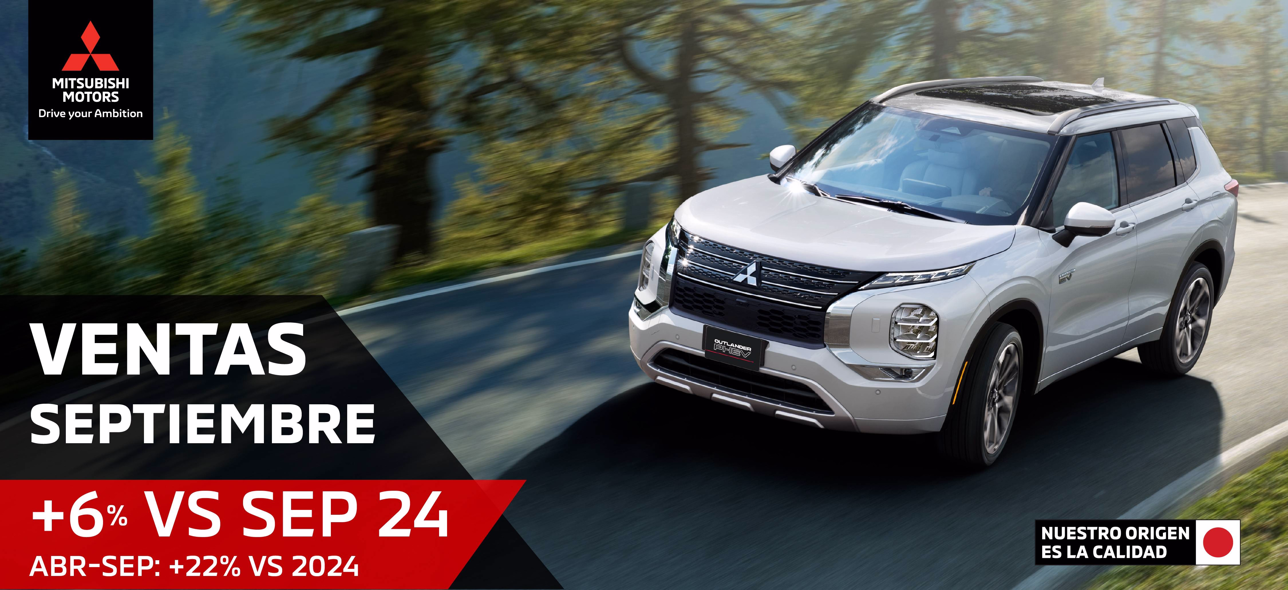 Mitsubishi Motors México reporta un crecimiento del 6% en septiembre, superando el desempeño del mercado automotriz Mitsubishi Motors México reporta un crecimiento del 6% en septiembre, superando el desempeño del mercado automotriz