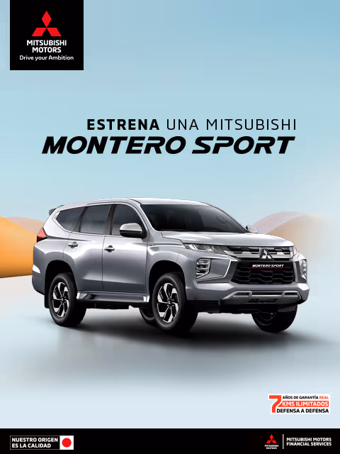 Estrena una Mitsubishi Montero Sport 2024 con 36 Meses sin Intereses(1) 			o Bono flexible de $110,000.00 mxn(2) 			+ 0% Comisión por Apertura(3) solo con Mitsubishi Motors Financial Services.
