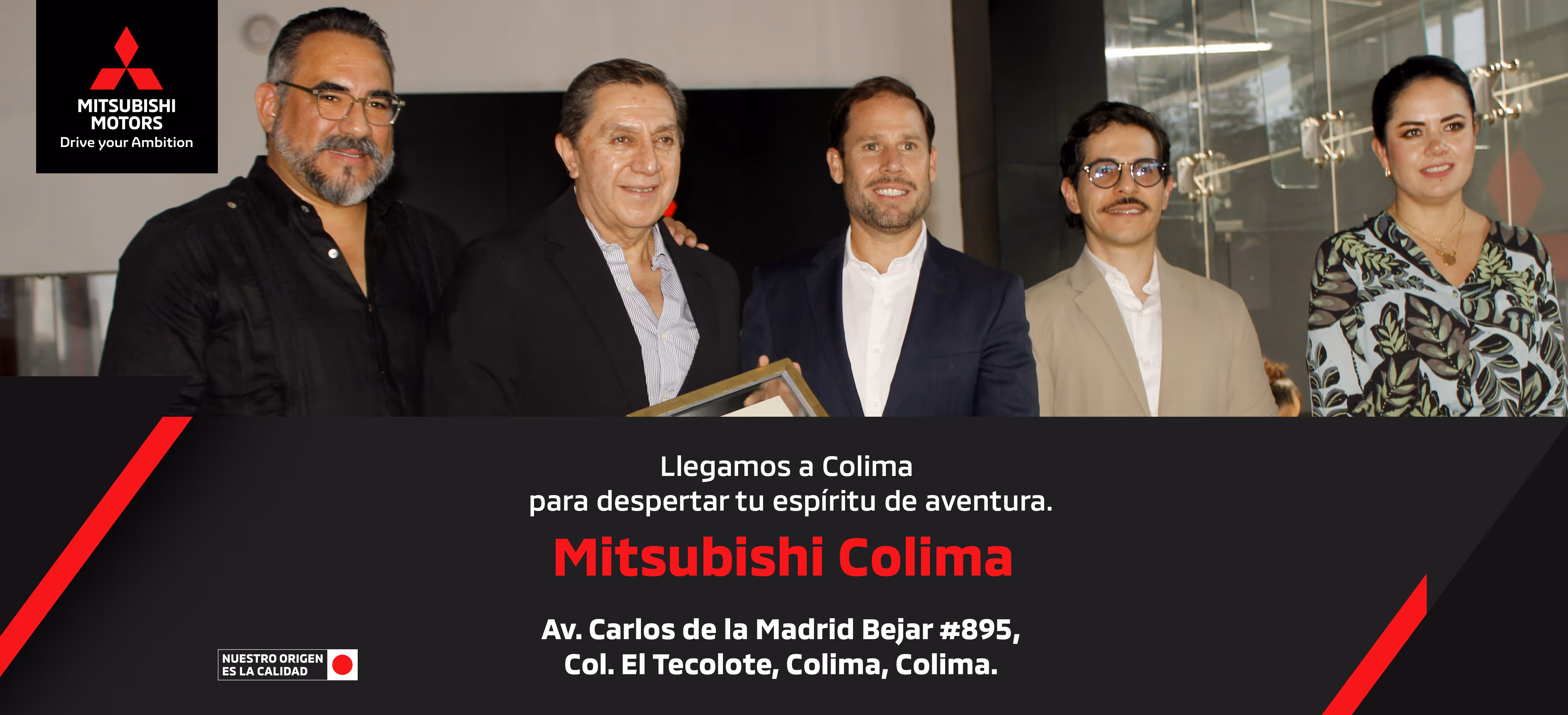 Inaugura Mitsubishi Motors Colima como parte de la nueva imagen corporativa de la Red de Distribuidores Inaugura Mitsubishi Motors Colima como parte de la nueva imagen corporativa de la Red de Distribuidores