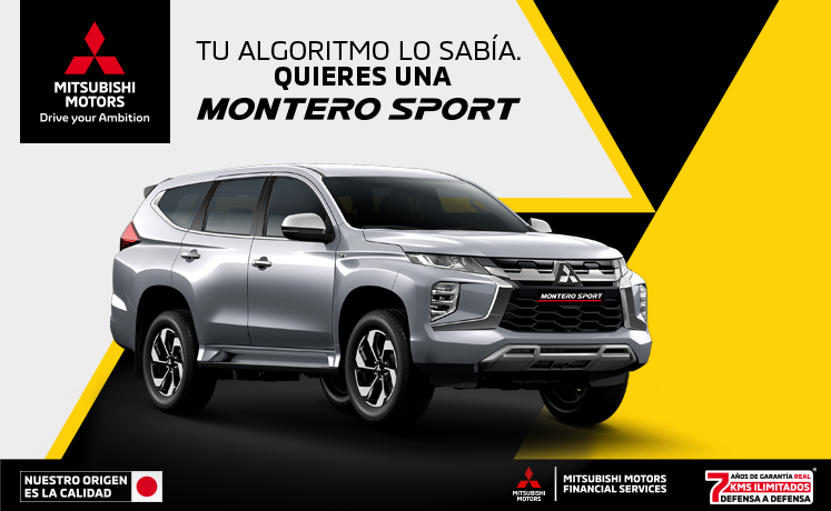Estrena una Mitsubishi Montero Sport 2024 con 36 Meses sin Intereses(1) ó Bono flexible de $110,000.00 MXN(2) + 0% Comisión por Apertura(3) solo con Mitsubishi Motors Financial Services. Estrena una Mitsubishi Montero Sport 2024 con 36 Meses sin Intereses(1) ó Bono flexible de $110,000.00 MXN(2) + 0% Comisión por Apertura(3) solo con Mitsubishi Motors Financial Services.