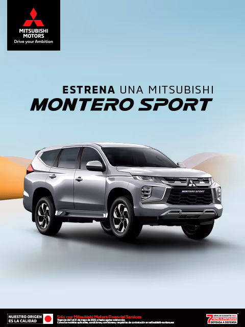 Estrena una Mitsubishi Montero Sport 2024 con tasa desde 9.9%(1)  			+ 1 año de Seguro Gratis(2) 			+ 0% Comisión por Apertura(3) solo con Mitsubishi Motors Financial Services.