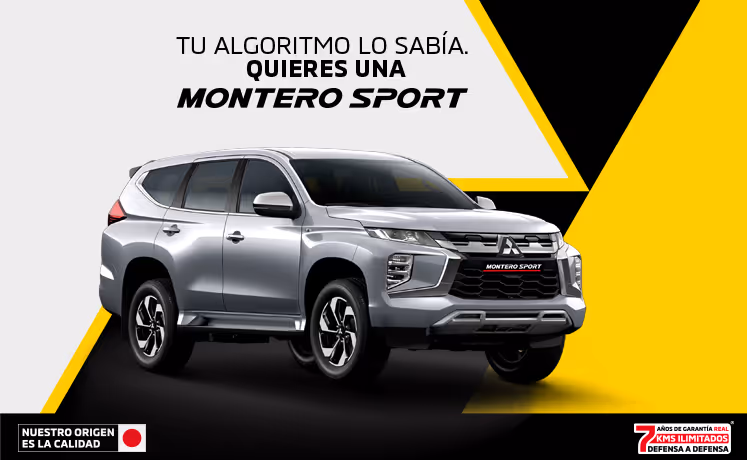 Estrena una Mitsubishi Montero Sport 2024 con un Bono de contado de $120,000.00 M.N.