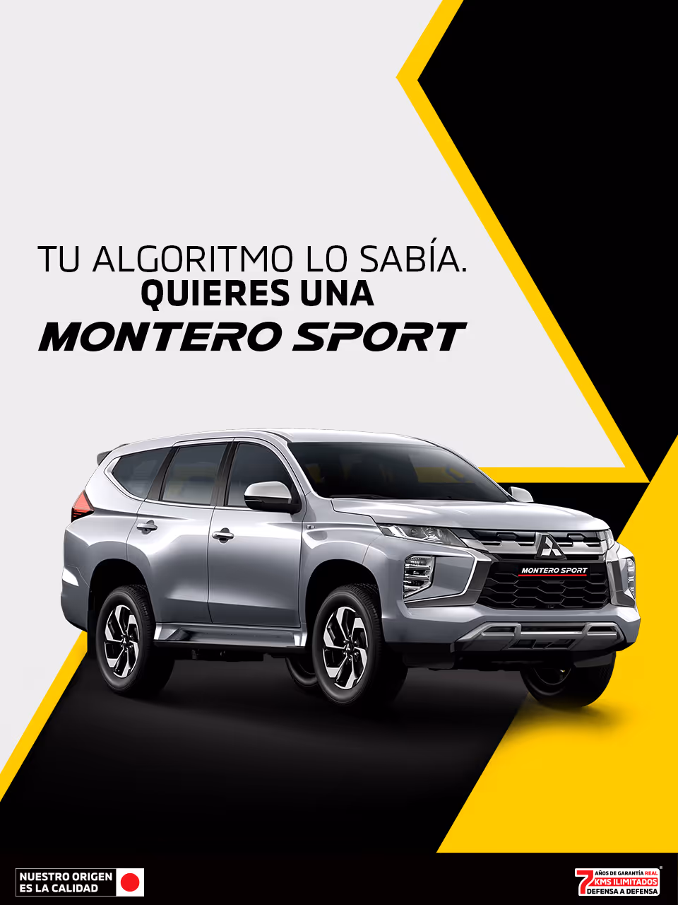 Estrena una Mitsubishi Montero Sport 2024 con un Bono de contado de $120,000.00 M.N.