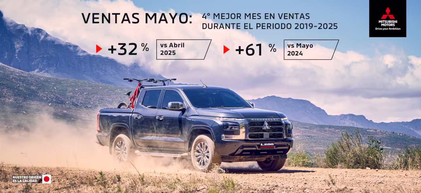 Mitsubishi Motors de México desafía la tendencia del mercado y alcanza un mayo histórico en ventas.