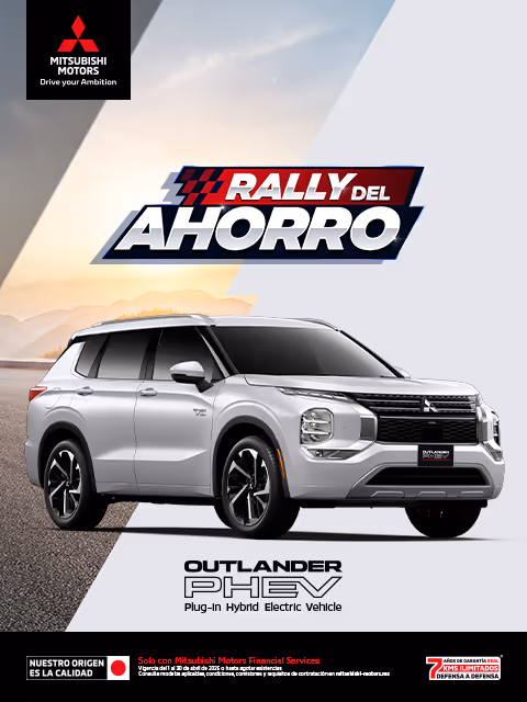 Estrena una Mitsubishi Outlander PHEV 2025 con 24 Meses sin Intereses testing