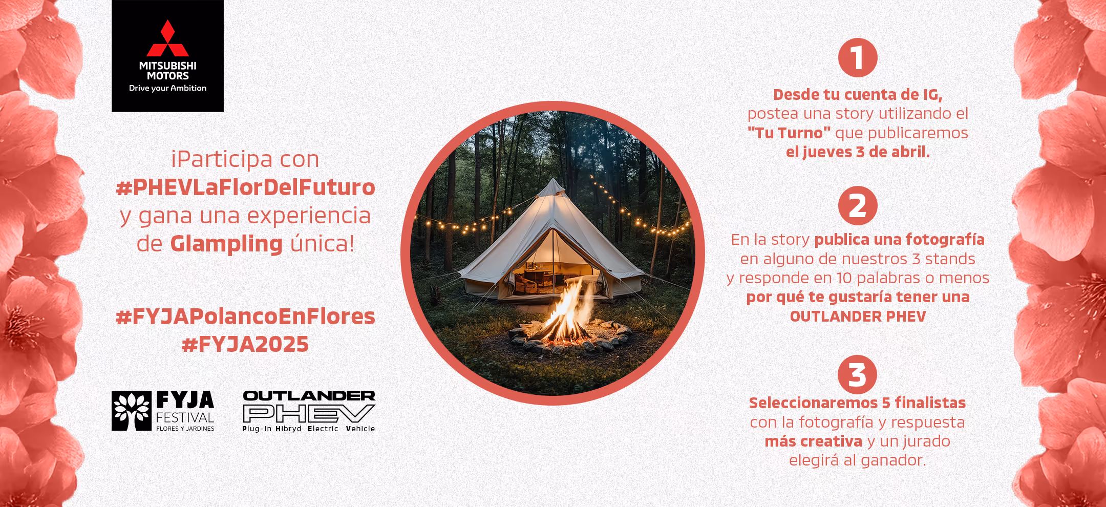 ¡Participa con #PHEVLaFlorDelFuturo y gana una experiencia de Glamping única! ¡Participa con #PHEVLaFlorDelFuturo y gana una experiencia de Glamping única!